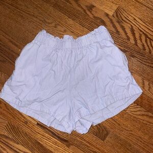 Bluenotes White Athletic Shorts Elastic Waist